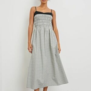 Rails Primrose Ivory Jet Gingham, Size small, NWT